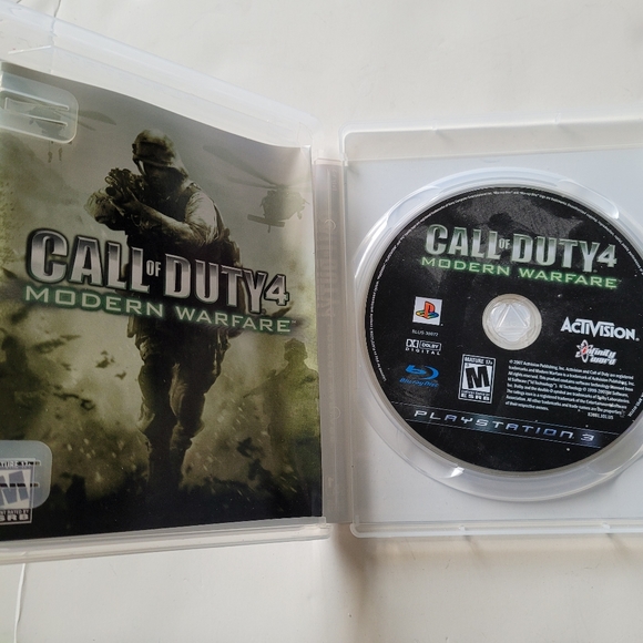 Bundle 2 PS3 Call of Duty Black Ops & Modern Warfare (4) Complete with Manuals - Picture 5 of 6
